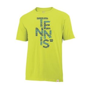 Wilson Muelle Tenis Tech camiseta de los hombres solar lima WRA702403