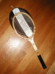 Vintage Wilson Jack Kramer Autograph Tennis Racquet/Racket W/Cover*4 1/2 Grip*