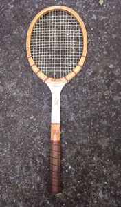 Vintage Wilson Jack Kramer Autograph Tennis Racquet - Wooden Classic