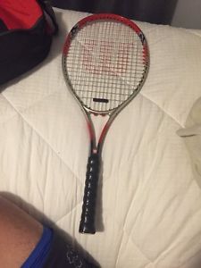 Wilson Tennis Racquet With Bag And Tennis Balls