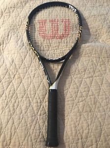 Wilson Two BLX 110 Tennis Racquet Racket Rarely Used. 4-3/8 L3.