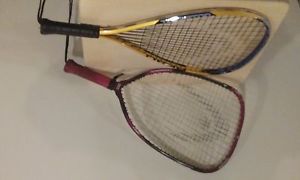 2 Head Racquetball Racquets! Titanium Ti.Raptor Racket & Head lazerspeed comp.
