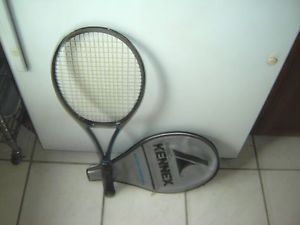Vtg Pro Kennex SILVER ACE MIDSIZE GRAPHITE Racquet Racket 4 5/8  with cover