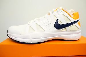 Nike Air Vapor Advantage White Orange Men's Tennis Shoes - US 9