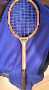 Antique Spalding Top Flite Tennis Racquet--"For Champions Play"--Excellent Item