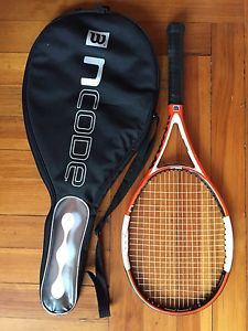 Wilson NCode NTour tennis racquet - 95 sq in, 16x20 pattern