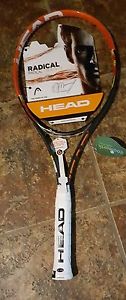 New Head Youtek Graphene Radical Pro MP tennis racket 4 1/2 unstrung Org. $225