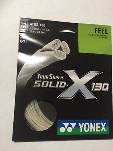 Yonex Tour Super Solid X Atgs 130 1.30mm/16 Ga 12m/39 Feet 2-pack