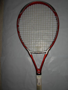 HEAD CROSSBOW 6 TENNIS RACQUET RACKET 102 4 1/2 STRUNG NO COVER USED