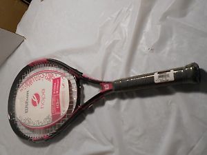 Wilson "HOPE"  113" Light Weight Tennis Racquet Black/Pink Breast Cancer Edition