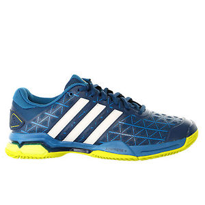 New Adidas Men's Men Tennis Barricade Shoes Club Shoes size 11.5 11 1/2 US  Blue