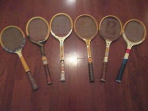 VINTAGE BANCROFT,WILSON,RAWLINGS bjorn borg,roy emerson wooden tennis racquet