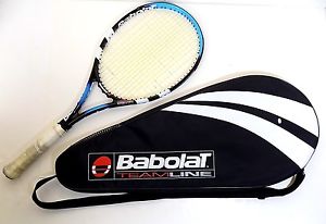 BABOLAT PURE DRIVE TEAM WOOFER TENNIS RAQUET WITH CARRYING CASE