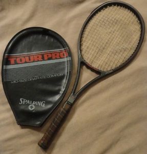 Spalding Tour Pro Midsize Graphite Composite Tennis Racket Grip~4 1/2 GD!