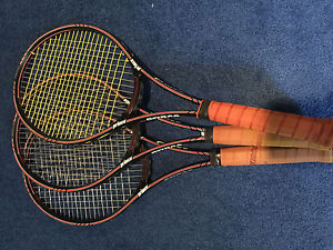 3 Prince Classic Response 97 Racquets (used, 4 3/8)