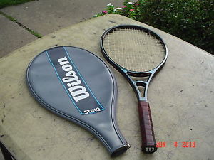 Wilson Sting 100% Graphite Tennis Racquet w 4 1/2" Leather Grip and Cover