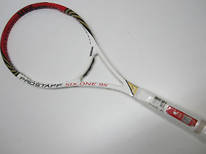 **NEW OLD STOCK** WILSON BLX PRO STAFF SIX ONE 95 RACQUET (4 5/8) FREE STRINGING