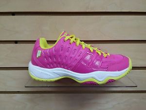 Prince T22 Junior Tennis Shoes - New - Pink/Yellow - Multiple Sizes