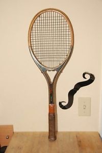Vintage AMF Head Vilas Wooden Tennis Racquet 4 5/8