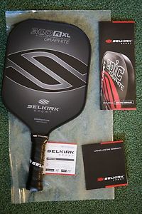 Selkirk Sport 300A XL Aluminum Graphite Pickleball Paddle NEW!  BLACK + Warranty