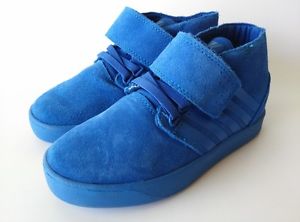 K-Swiss Children's Shoes D R Cinch Chukka VLC Strap Size 13 Blue Suede New Great