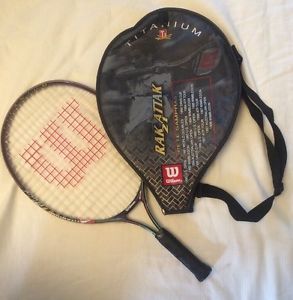 Rare Wilson Pete Sampras Rak Attak 21 Titanium 21" Tennis Racquet