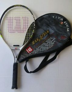 Rare Wilson Pete Sampras Rak Attak 25 Titanium 25" Tennis Racquet EC