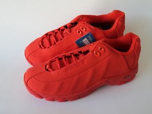 K-Swiss ST329 Mono Red Men's Shoes Size 9 M All Red Cross Trainer Shoes