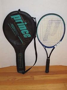 Prince TechPro Graphite Composite Tennis Racket Racquet 107 Oversize 4 1/2" Grip