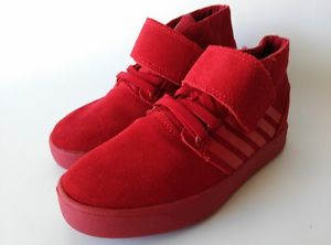 K-Swiss Children's Shoes D R Cinch Chukka VLC Strap Size 13 All Red Suede New
