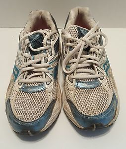 Saucony Women's Silver/Blue Running Shoe, Size 8.5
