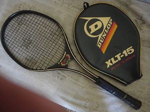 Dunlop XLT-15 MidSize Tennis Racket Grip 4 3/8 VG!