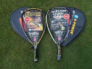 2 NEW E-FORCE CHAOS LAUNCH PAD  22" Long String Technology Racquetball Racquet