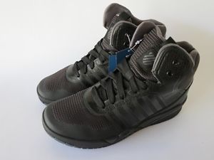 K-Swiss Si-Beta Women's Sport Shoes Size 7 M Mid Black Black Leather New Pair