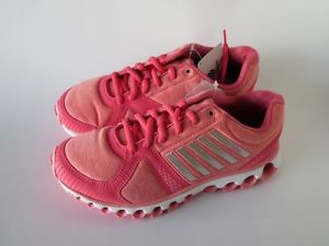 K-Swiss X-160 Heather CMF Memory Foam Women's Shoes Size 7 M Pink White New Pair