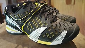 Babolat Propulse Tennis / Racquet sport shoe. Men's . 4 Black Yellow - Size 8