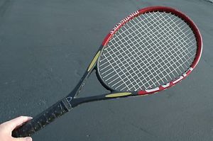 Head Intelligence i.S4 Mid Plus Tennis Racquet & Head Case Grip 4 5/8" Size 5