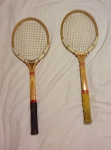 2 Dunlop Maxply Fort LIGHT 3 Wooden Tennis Racket England Wilson Head Press