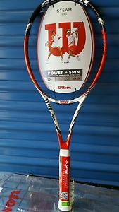Wilson steam 99s tennis racquet