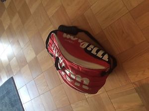 Tennis bag and racquets