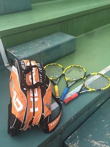 Vendo Juego Completo 3 Raquetas Tenis Head Y Raquetero