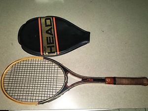 Vintage AMF Head Vilas Wooden Tennis Racquet / w Cover US Open Excellent Cond