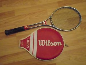 1970s Wilson T-3000 Tennis Racquet. 4 3/8.