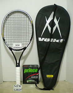 Volkl Tour 7 OS 107 Tennis Racquet Racket 4 3/8 NEW STRINGS + GRIP - VGC