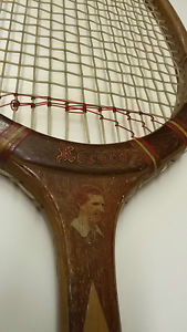 Spalding "Don Budge" Record Vintage Tennis Racquet Wood