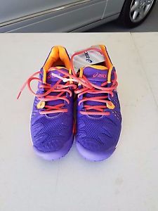 New Women's Asic's Gel Resolution 6 Tennis Shoes size 10 E550Y Coral/Lavendar