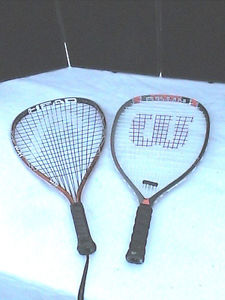 2 racquetball racquet  wilson nitro & Head heat in excellent condition