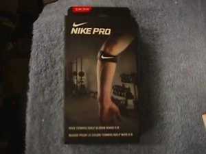 NIKE Pro Combat Tennis/Golf  Elbow BAND 2.0 Black SM/PM NEW
