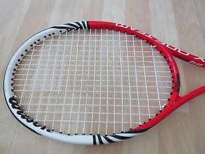 Wilson Six-One Team Racquet,4-1/4Grip,Excellent Condition,New Overgrip Installed