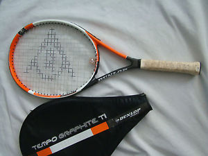 Dunlop Graphite TI 108 sq.in. 4 3/8 Tennis Racquet #16T94